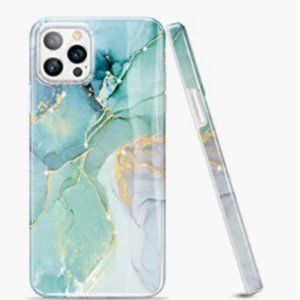 iPhone 12 Max Case - Cyan Blue